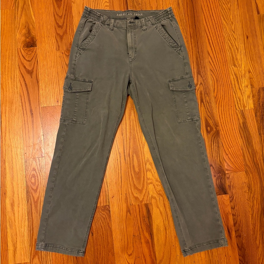 American Eagle Army Green Cargo Pants